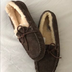 UGG Moccasins size 10 Chocolate Brown